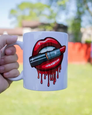 LipStick Mug, Gift for Birthdays, Mothers Day, Girlfriends, Sisters